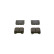 Brake Pad Set, disc brake BP495 Bosch, Thumbnail 3