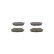 Brake Pad Set, disc brake BP505 Bosch, Thumbnail 3