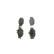 Brake Pad Set, disc brake BP508 Bosch, Thumbnail 4