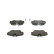 Brake Pad Set, disc brake BP509 Bosch, Thumbnail 3