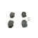 Brake Pad Set, disc brake BP509 Bosch, Thumbnail 4