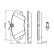 Brake Pad Set, disc brake BP509 Bosch, Thumbnail 5