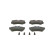 Brake Pad Set, disc brake BP511 Bosch