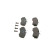 Brake Pad Set, disc brake BP511 Bosch, Thumbnail 2