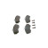 Brake Pad Set, disc brake BP511 Bosch, Thumbnail 4