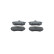 Brake Pad Set, disc brake BP513 Bosch, Thumbnail 2