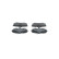 Brake Pad Set, disc brake BP513 Bosch, Thumbnail 4
