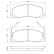 Brake Pad Set, disc brake BP515 Bosch, Thumbnail 8