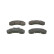 Brake Pad Set, disc brake BP516 Bosch