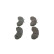 Brake Pad Set, disc brake BP516 Bosch, Thumbnail 2