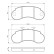 Brake Pad Set, disc brake BP516 Bosch, Thumbnail 6