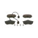 Brake Pad Set, disc brake BP517 Bosch