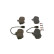 Brake Pad Set, disc brake BP517 Bosch, Thumbnail 4