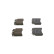 Brake Pad Set, disc brake BP523 Bosch, Thumbnail 4