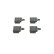 Brake Pad Set, disc brake BP527 Bosch, Thumbnail 2