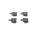Brake Pad Set, disc brake BP527 Bosch, Thumbnail 4
