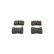Brake Pad Set, disc brake BP528 Bosch