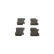 Brake Pad Set, disc brake BP528 Bosch, Thumbnail 2