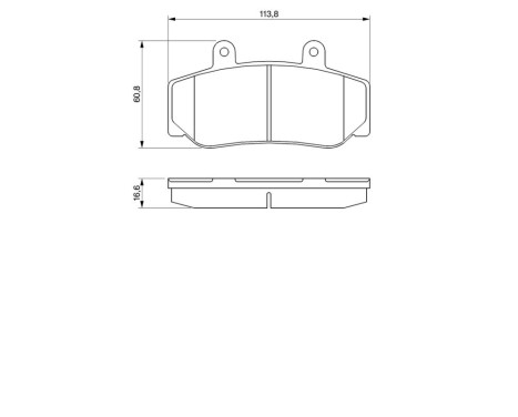 Brake Pad Set, disc brake BP530 Bosch, Image 6