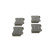 Brake Pad Set, disc brake BP535 Bosch, Thumbnail 5