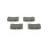 Brake Pad Set, disc brake BP535 Bosch, Thumbnail 6
