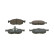 Brake Pad Set, disc brake BP538 Bosch