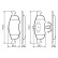 Brake Pad Set, disc brake BP538 Bosch, Thumbnail 5