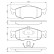 Brake Pad Set, disc brake BP538 Bosch, Thumbnail 6
