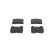 Brake Pad Set, disc brake BP545 Bosch, Thumbnail 2