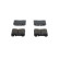Brake Pad Set, disc brake BP545 Bosch, Thumbnail 4