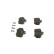 Brake Pad Set, disc brake BP546 Bosch, Thumbnail 2
