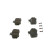 Brake Pad Set, disc brake BP546 Bosch, Thumbnail 4