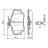 Brake Pad Set, disc brake BP546 Bosch, Thumbnail 5