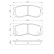Brake Pad Set, disc brake BP548 Bosch, Thumbnail 6
