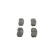 Brake Pad Set, disc brake BP549 Bosch, Thumbnail 2