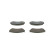 Brake Pad Set, disc brake BP550 Bosch, Thumbnail 3