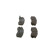 Brake Pad Set, disc brake BP553 Bosch, Thumbnail 2