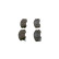 Brake Pad Set, disc brake BP553 Bosch, Thumbnail 4