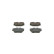 Brake Pad Set, disc brake BP556 Bosch