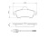 Brake Pad Set, disc brake BP558 Bosch, Thumbnail 7