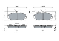 Brake Pad Set, disc brake BP569 Bosch
