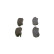 Brake Pad Set, disc brake BP574 Bosch, Thumbnail 4