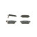 Brake Pad Set, disc brake BP582 Bosch