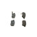 Brake Pad Set, disc brake BP582 Bosch, Thumbnail 2