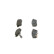 Brake Pad Set, disc brake BP582 Bosch, Thumbnail 4