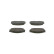 Brake Pad Set, disc brake BP583 Bosch, Thumbnail 3