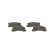 Brake Pad Set, disc brake BP585 Bosch