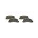 Brake Pad Set, disc brake BP585 Bosch, Thumbnail 3