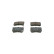 Brake Pad Set, disc brake BP590 Bosch