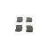 Brake Pad Set, disc brake BP590 Bosch, Thumbnail 2